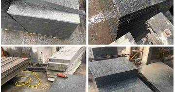 阜新 芝麻黑地铺石材