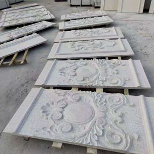 阜新 芝麻白干挂雕花板