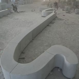 阜新 花岗岩整石坐凳拼装
