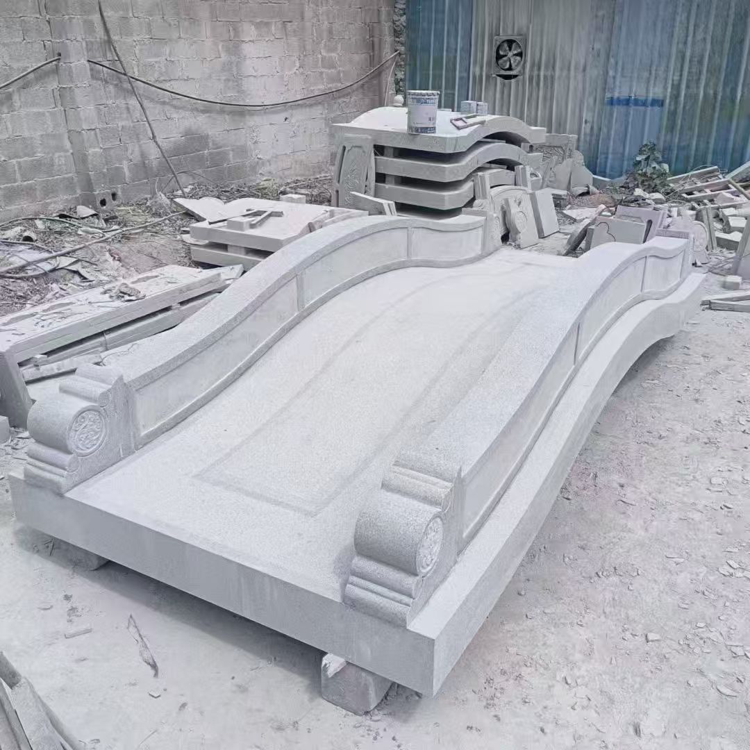 阜新 芝麻灰花岗岩园林景观 小石桥