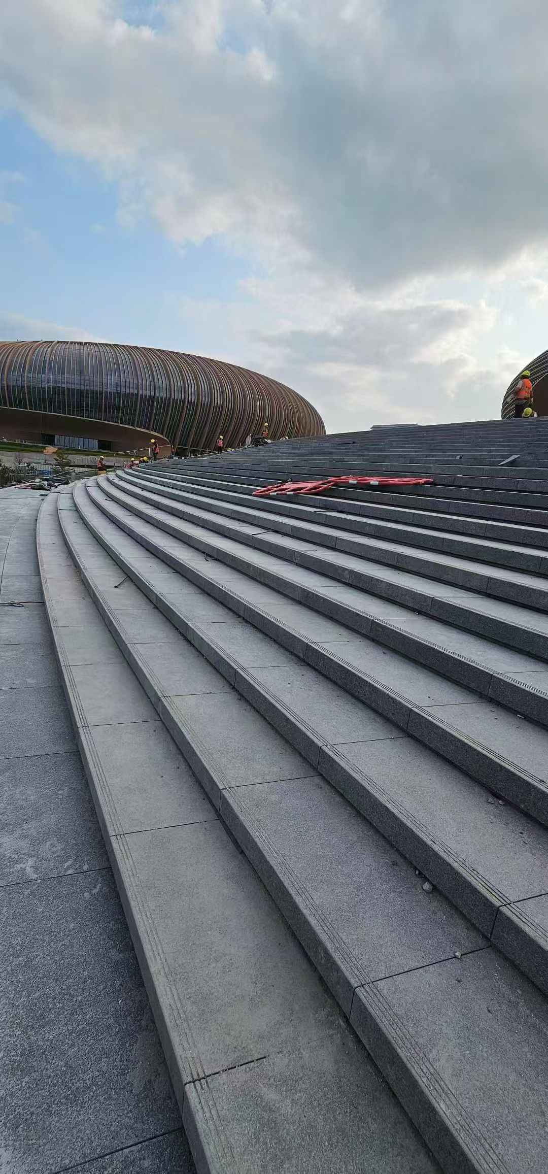 阜新 弧形整石台阶铺装效果图