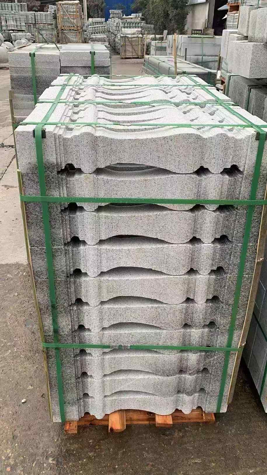 阜新 芝麻白方形拉丝面，栏杆花瓶柱