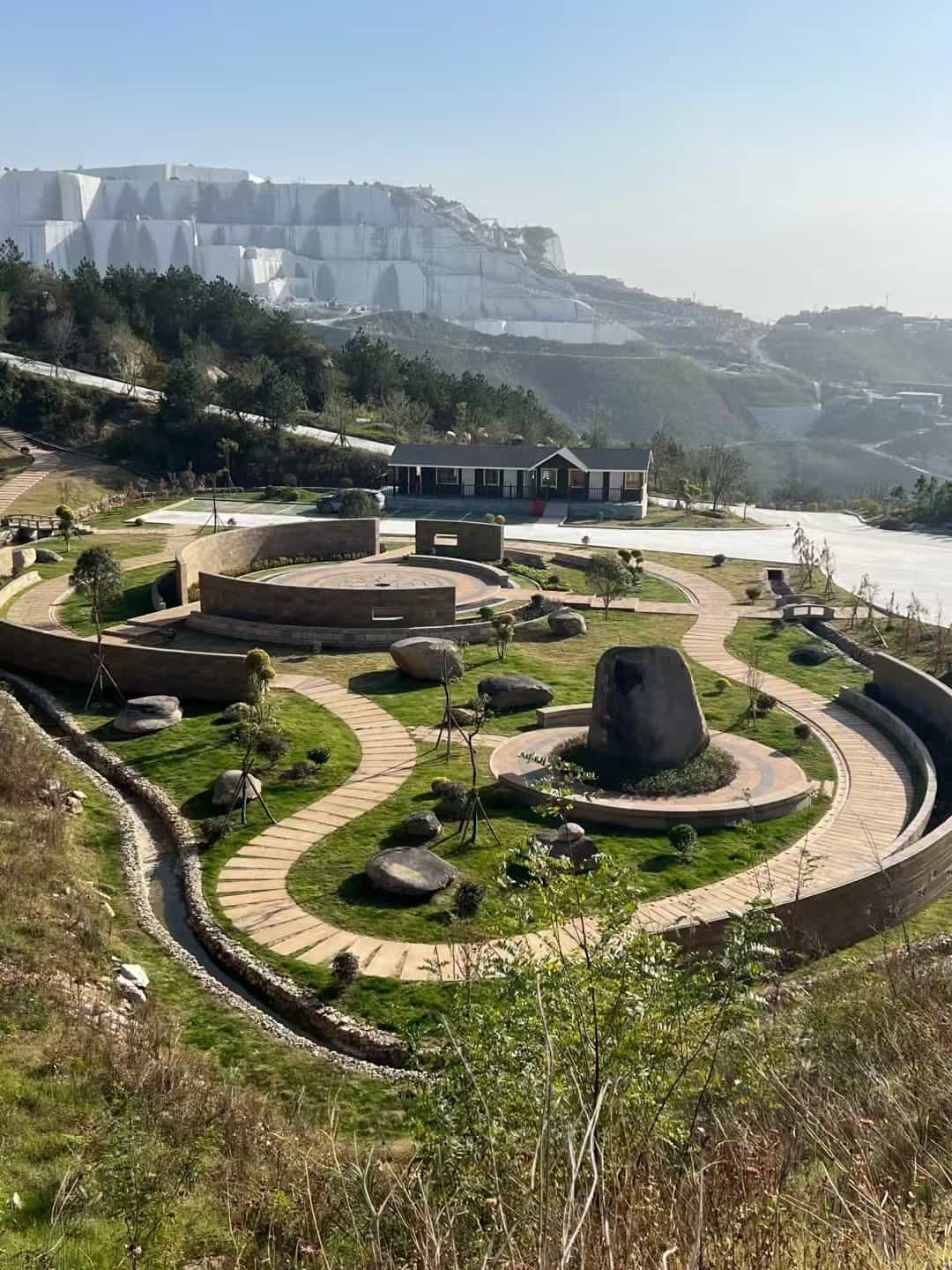 阜新仿古石铺装整体效果