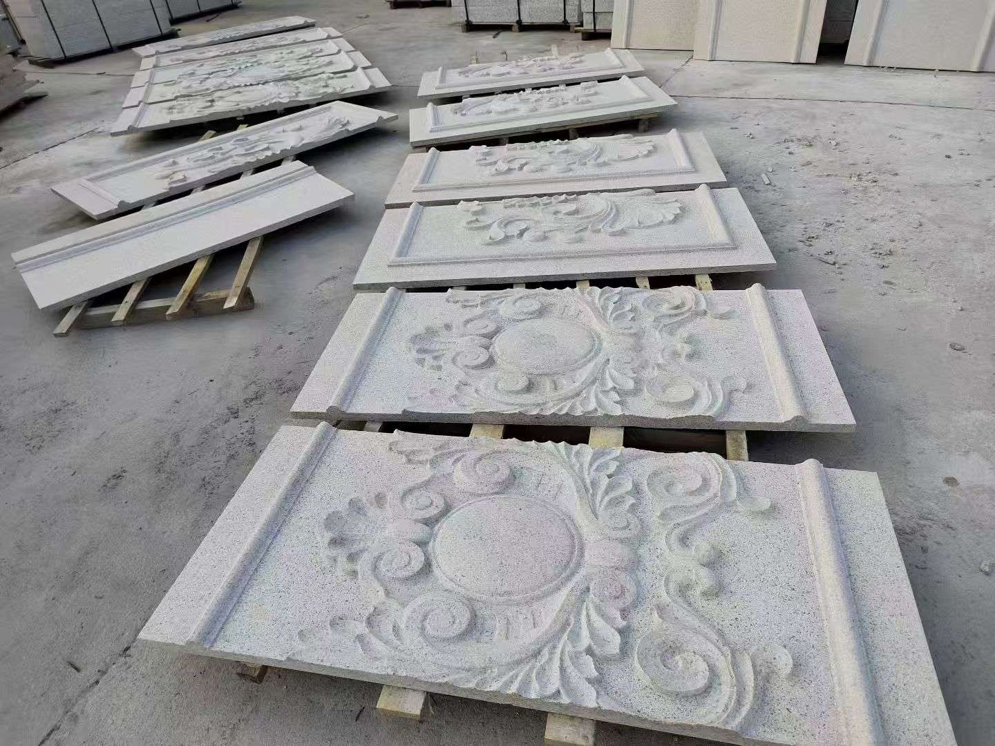 阜新 芝麻白干挂雕花板