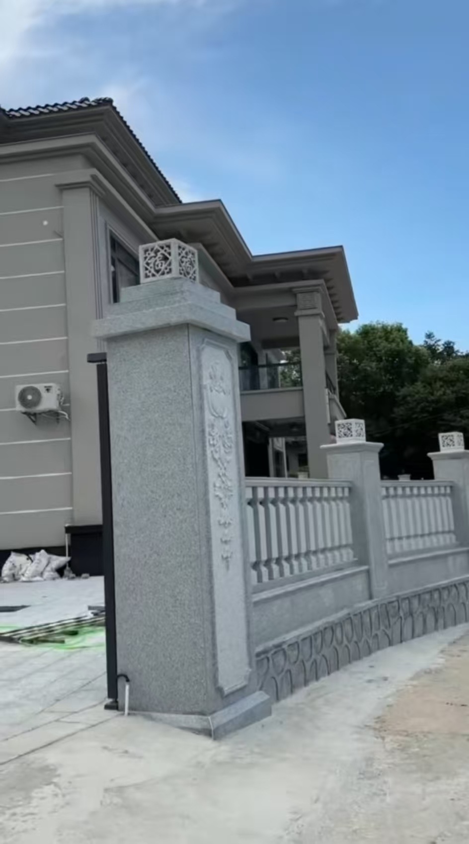 阜新 芝麻白别墅围墙栏杆，私人订制